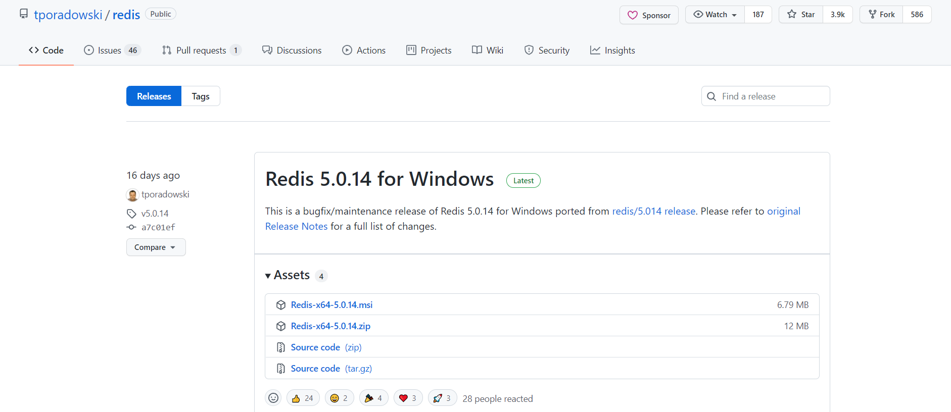 redis for windows