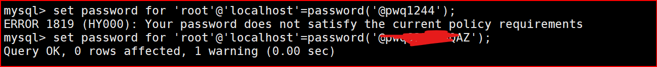 reset first password