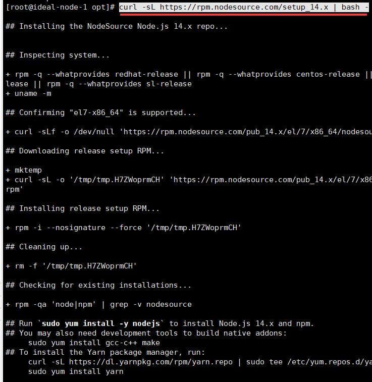 setup nodejs